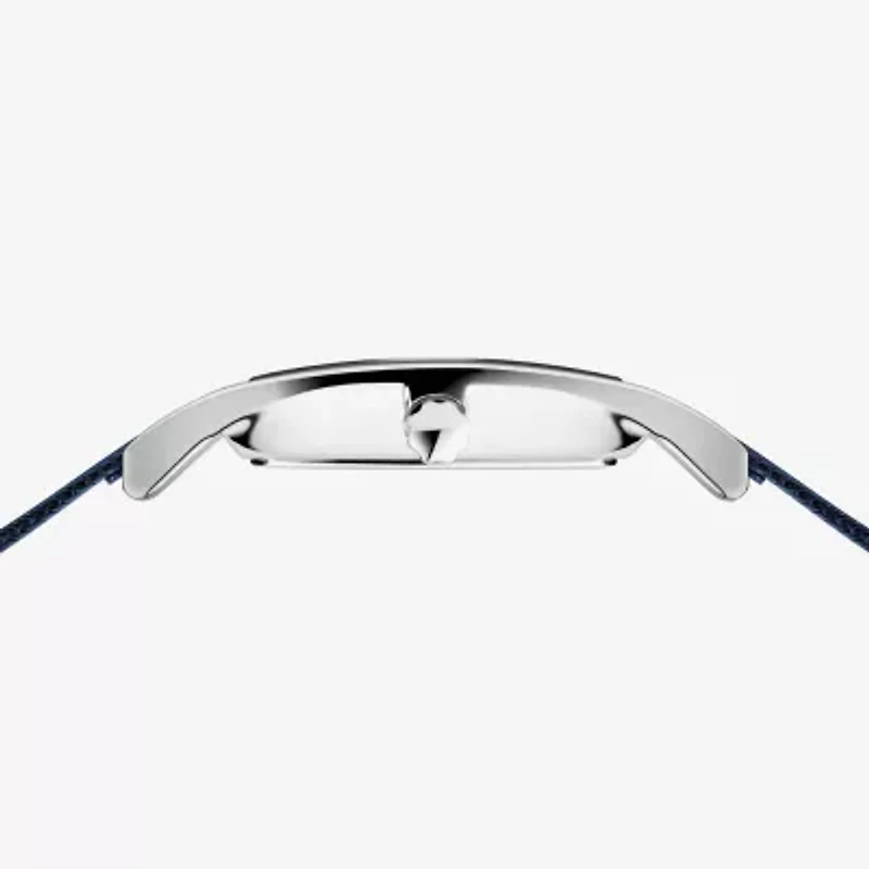 Bering Womens Blue Stainless Steel Bracelet Watch 10426-307-S