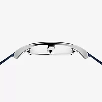 Bering Womens Blue Stainless Steel Bracelet Watch 10426-307-S