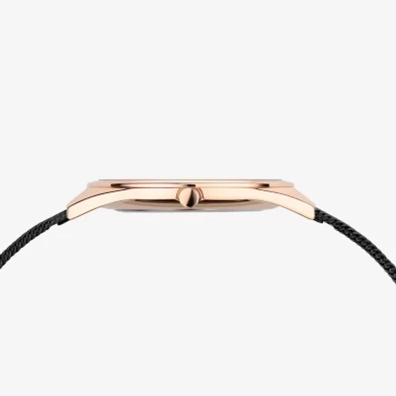 Bering Womens Black Stainless Steel Bracelet Watch 17031-166