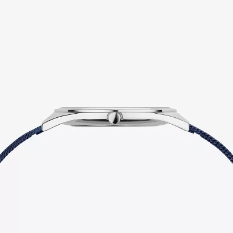 Bering Womens Blue Stainless Steel Bracelet Watch 17031-307