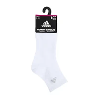 adidas Superlite Womens Multi-Pack 6 Pair Quarter Ankle Socks