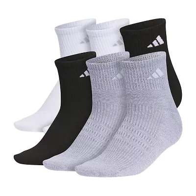 adidas Superlite Womens Multi-Pack 6 Pair Quarter Ankle Socks