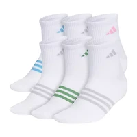 adidas Superlite Womens Multi-Pack 6 Pair Quarter Ankle Socks