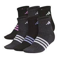 adidas Superlite Womens Multi-Pack 6 Pair Quarter Ankle Socks