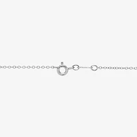Limited Quantities! Womens Diamond Accent Natural White Diamond 14K Rose Gold Over Silver Sterling Silver Cross 18 Inch Pendant Necklace