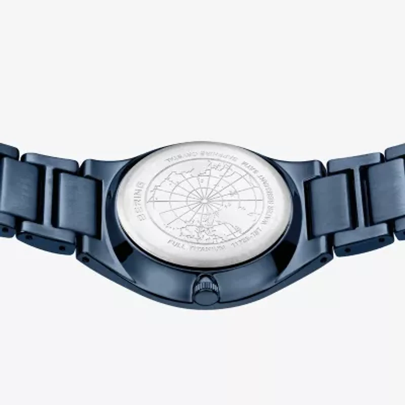 Bering Mens Blue Bracelet Watch 11739-797