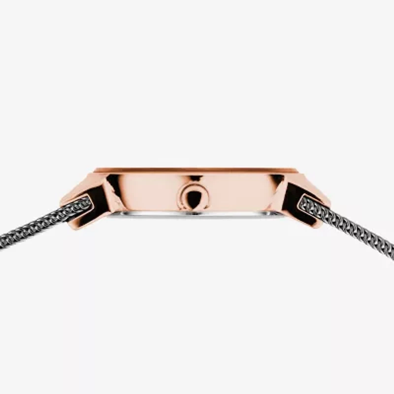 Bering Womens Gray Stainless Steel Bracelet Watch 10126-369