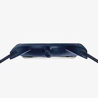 Bering Mens Blue Stainless Steel Bracelet Watch 14440-393