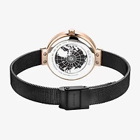 Bering Mens Black Stainless Steel Bracelet Watch 14631-166