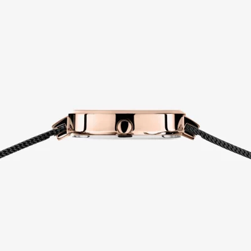 Bering Mens Black Stainless Steel Bracelet Watch 14631-166