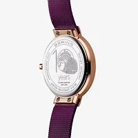 Bering Womens Purple Stainless Steel Bracelet Watch 10x31-Ann3