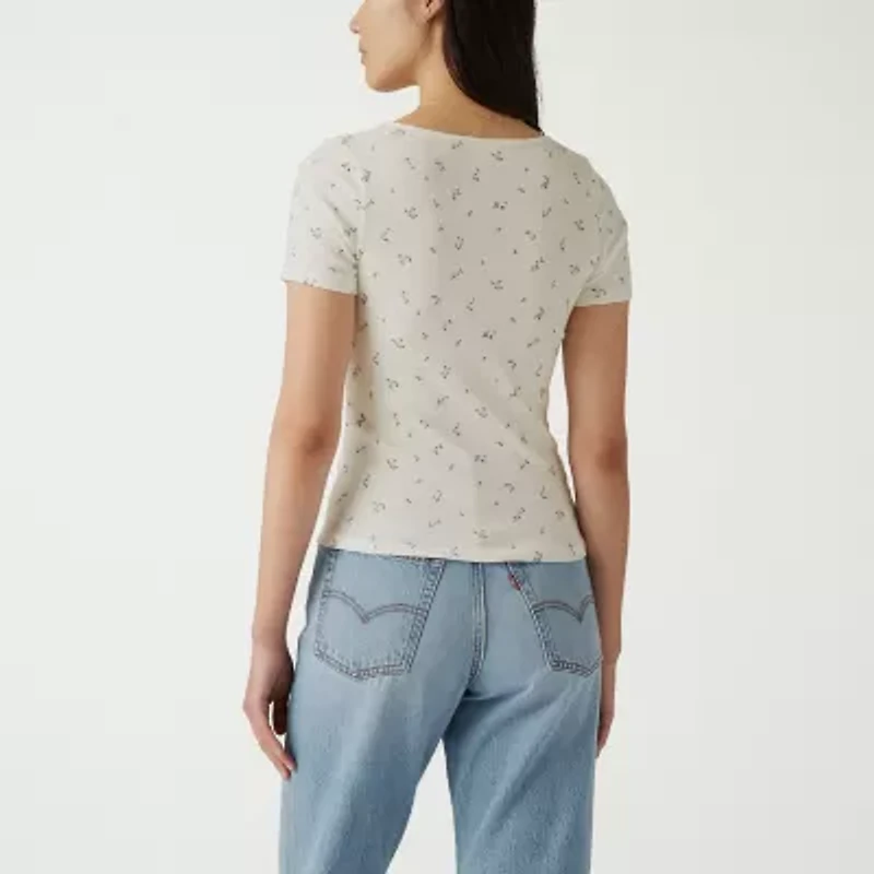 Levi's® Honey Womens Crew Neck Short Sleeve T-Shirt