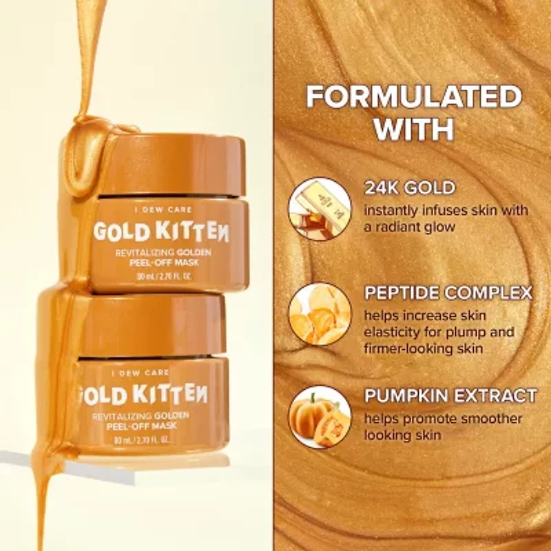 I Dew Care Gold Kitten Revitalizing Golden Peel Off Mask