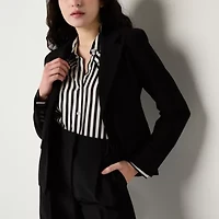 by&by Womens Fitted Juniors Suit Jacket