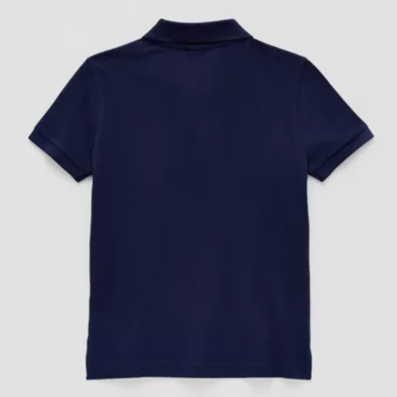 U.S. Polo Assn. Little & Big Kid Boys Short Sleeve Regular Fit Embroidered Shirt