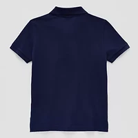 U.S. Polo Assn. Little & Big Kid Boys Short Sleeve Regular Fit Embroidered Shirt