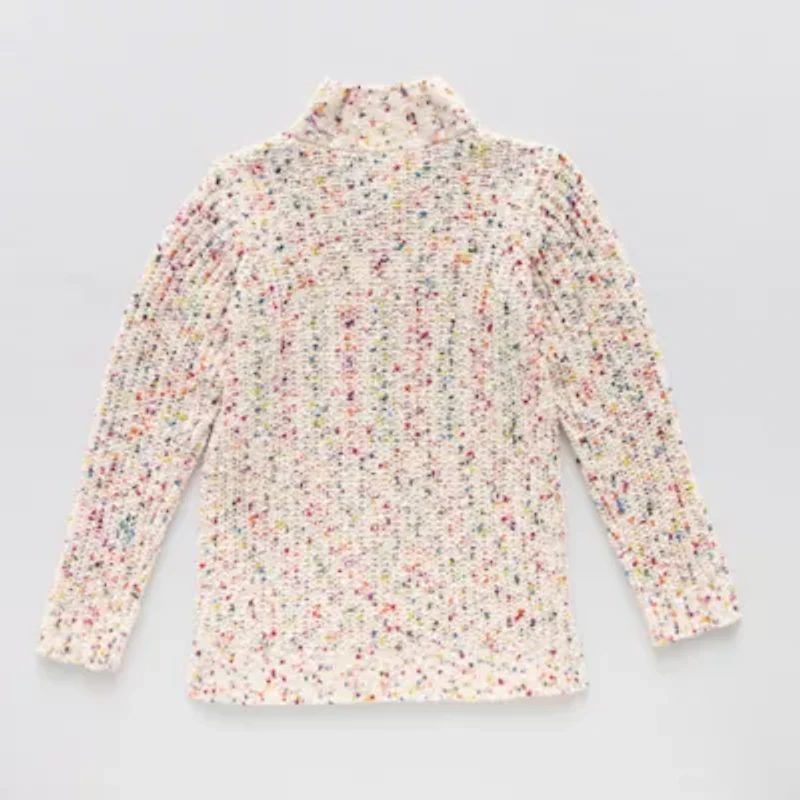 Thereabouts Little & Big Kid Girls Long Sleeve Pullover Sweater