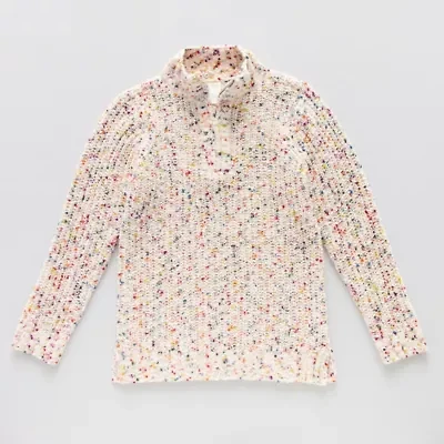 Thereabouts Little & Big Kid Girls Long Sleeve Pullover Sweater