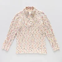 Thereabouts Little & Big Kid Girls Long Sleeve Pullover Sweater