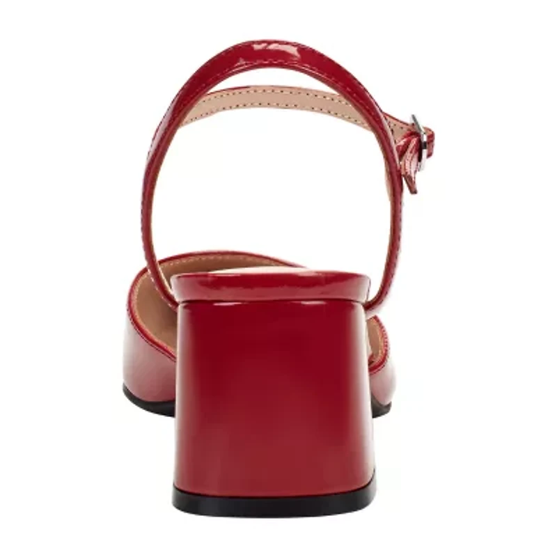 Unisa Trinas Womens Pointed Closed Toe Block Heel Pumps