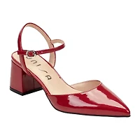 Unisa Trinas Womens Pointed Closed Toe Block Heel Pumps
