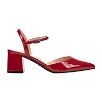 Unisa Trinas Womens Pointed Closed Toe Block Heel Pumps