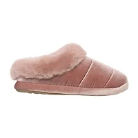 Cuddl Duds Puff Velour Womens Clog Slippers