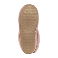 Cuddl Duds Puff Velour Womens Clog Slippers