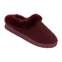 Cuddl Duds Corduroy Womens Clog Slippers