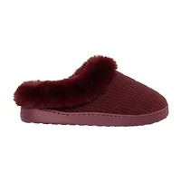 Cuddl Duds Corduroy Womens Clog Slippers