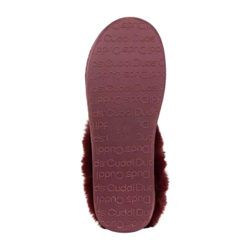 Cuddl Duds Corduroy Womens Clog Slippers