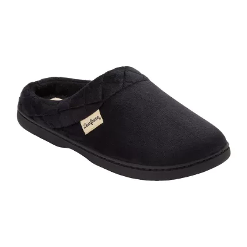 Dearfoams Darcy Velour Womens Memory Foam Clog Slippers