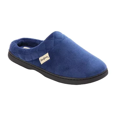 Dearfoams Darcy Velour Scuff Womens Memory Foam Clog Slippers