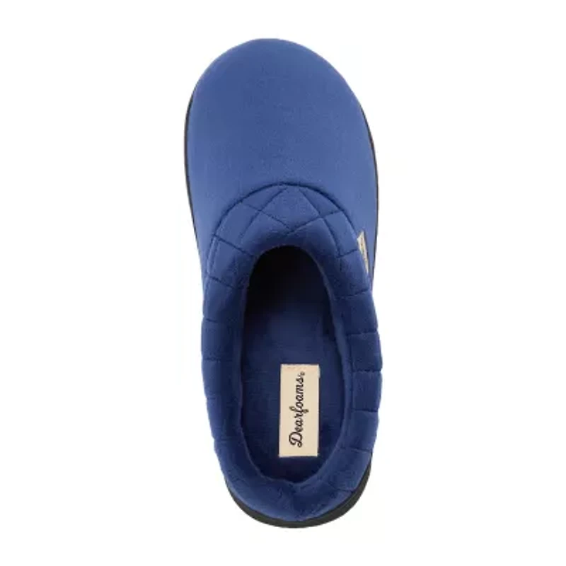 Dearfoams Darcy Velour Scuff Womens Memory Foam Clog Slippers