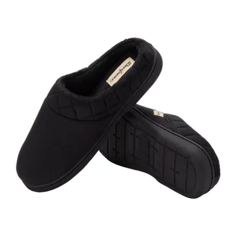 Dearfoams Darcy Velour Womens Memory Foam Clog Slippers