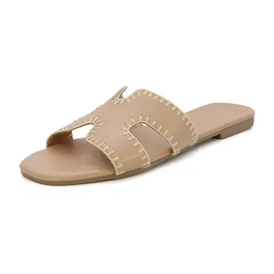 Yoki Womens Essie-29 Flat Sandals