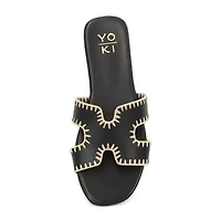 Yoki Womens Essie-29 Flat Sandals