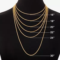 HADLEY & ROW Initial Womens Cubic Zirconia 14K Gold Over Brass 2-pc. Jewelry Set