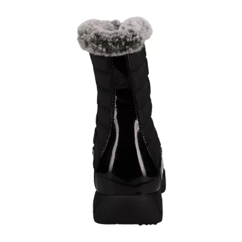 Totes Womens Esther Waterproof Insulated Flat Heel Winter Boots