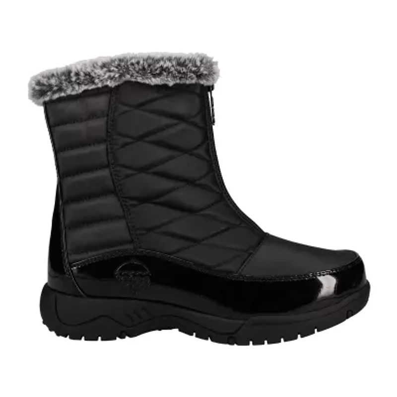 Totes Womens Esther Waterproof Insulated Flat Heel Winter Boots