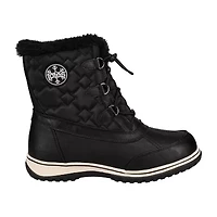 Totes Womens Adrian Waterproof Insulated Flat Heel Winter Boots