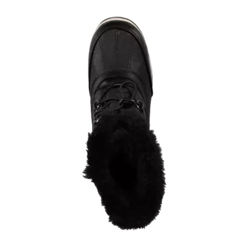 Totes Womens Adrian Waterproof Insulated Flat Heel Winter Boots