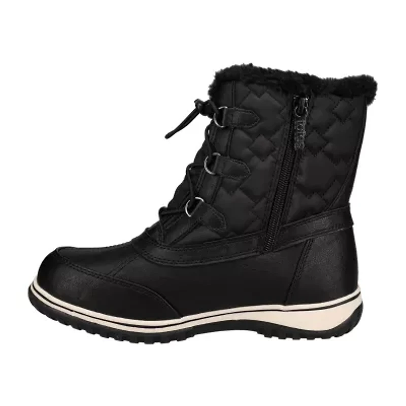 Totes Womens Adrian Waterproof Insulated Flat Heel Winter Boots