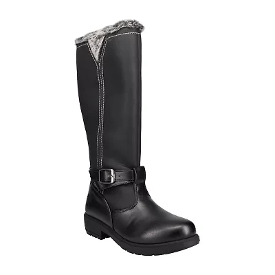 Totes Womens Maryliza Waterproof Insulated Flat Heel Winter Boots