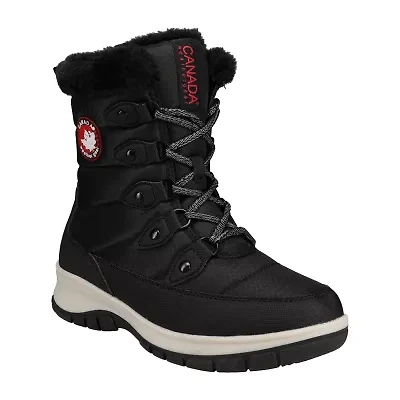 Canada Weather Gear Womens Rhodes Insulated Flat Heel Winter Boots