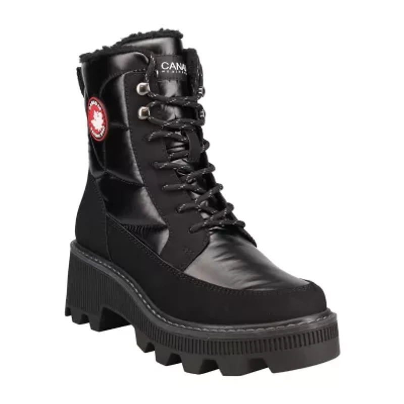 Canada Weather Gear Womens Wilark Insulated Block Heel Winter Boots