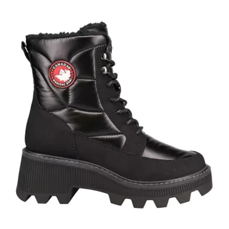 Canada Weather Gear Womens Wilark Insulated Block Heel Winter Boots
