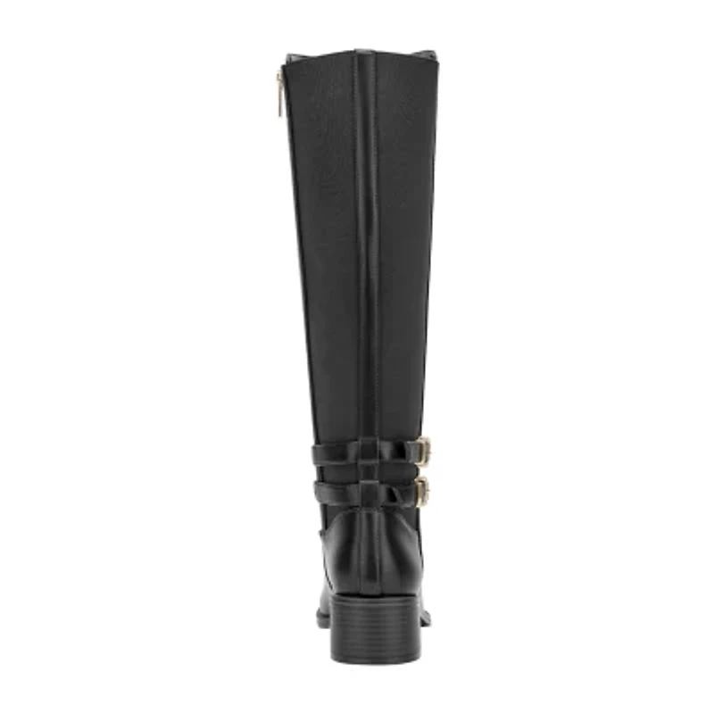 Unisa Womens Waylee Stacked Heel Riding Boots