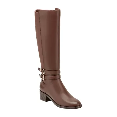 Unisa Womens Waylee Stacked Heel Riding Boots