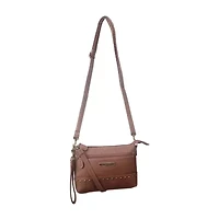 Stone Mountain Laredo Riveted Leather Crossbody Bag